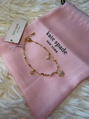 Kate Spade Stargaze Charm Bracelet Gold Tone WBRUH814
